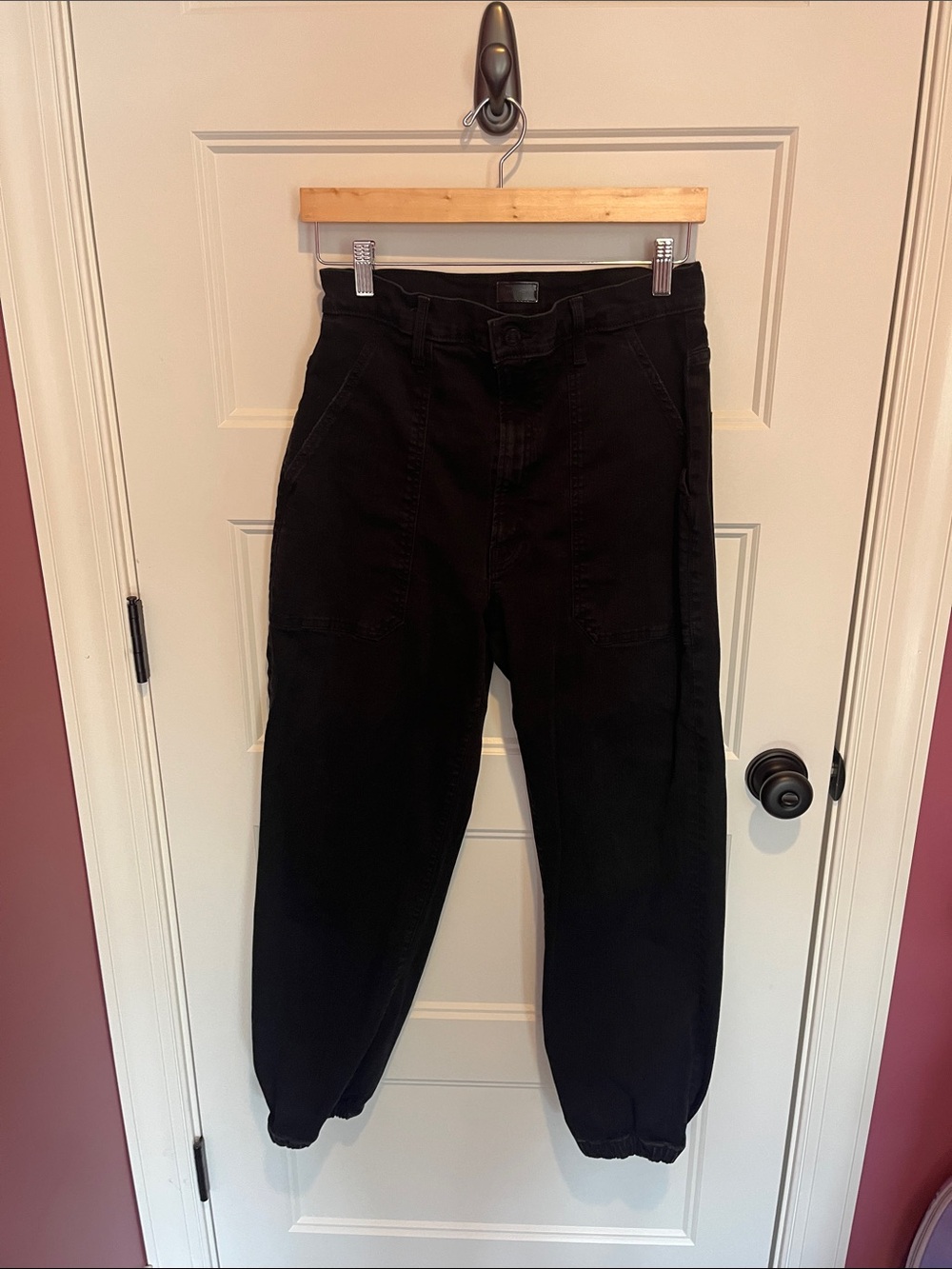 MOTHER Black Women's jogger Jeans